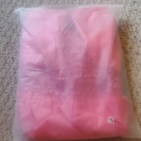 Rainbow Sleeveless Dress with Lace NWOT - Picture 6 of 6